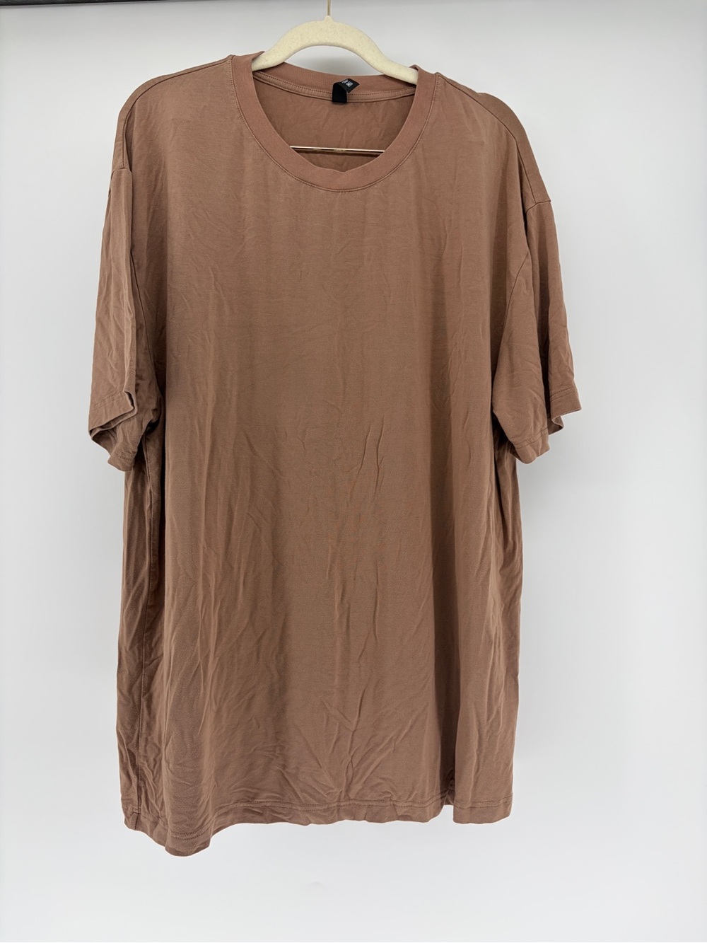COMFRT Unisex XL T-Shirt Brown Tan Relaxed Fit Short Sleeve *Read*